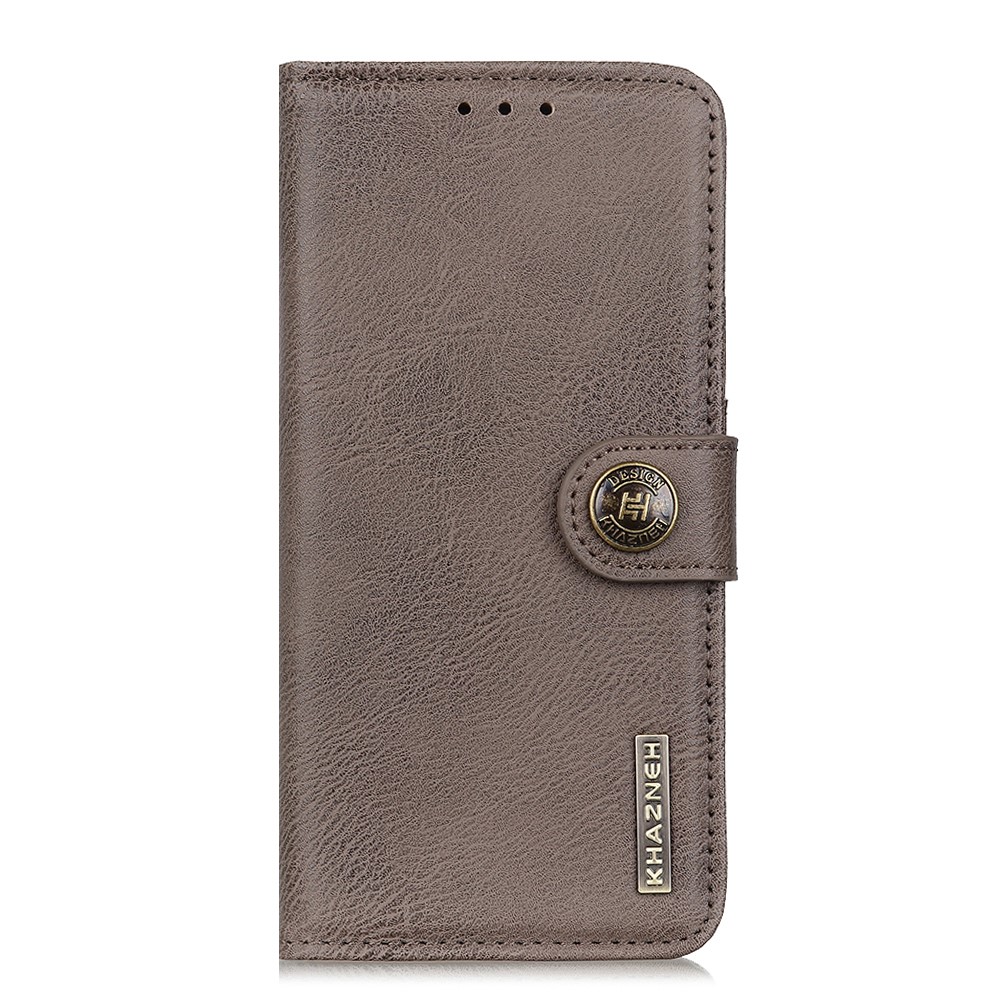 KHAZNEH - KHAZNEH Plånboksfodral iPhone 13 - Grå