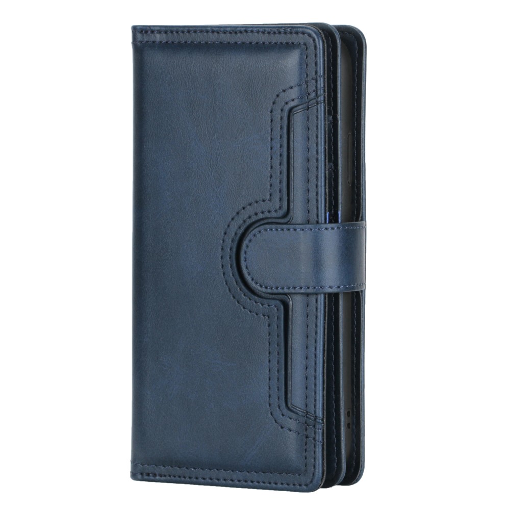 OEM
Äkta Läder Plånboksfodral iPhone 13 Multiple Card Slots - Blå