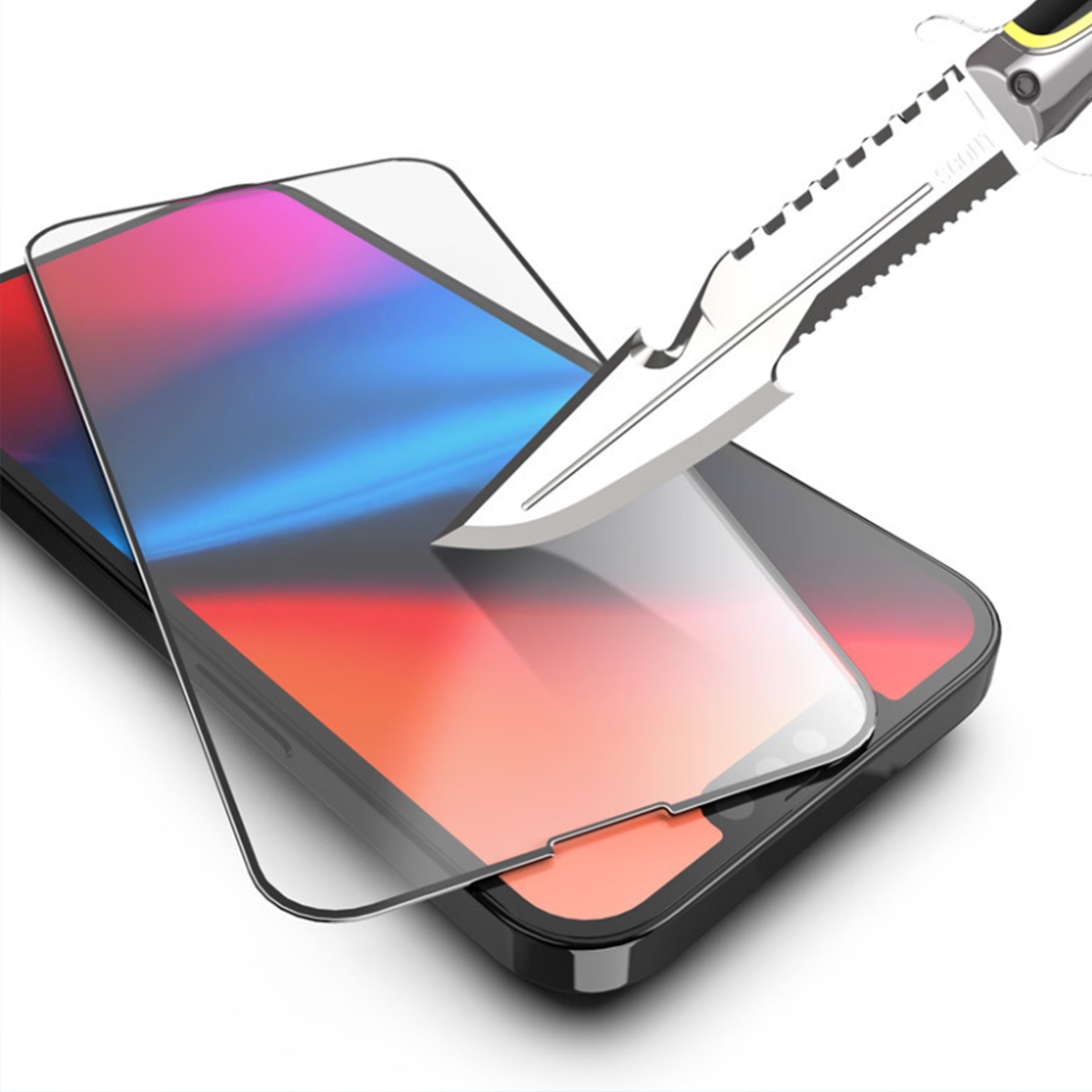 A-One Brand iPhone 13 Mini [4-PACK] 2 X Linsskydd Glas + 2 X Härdat Glas 