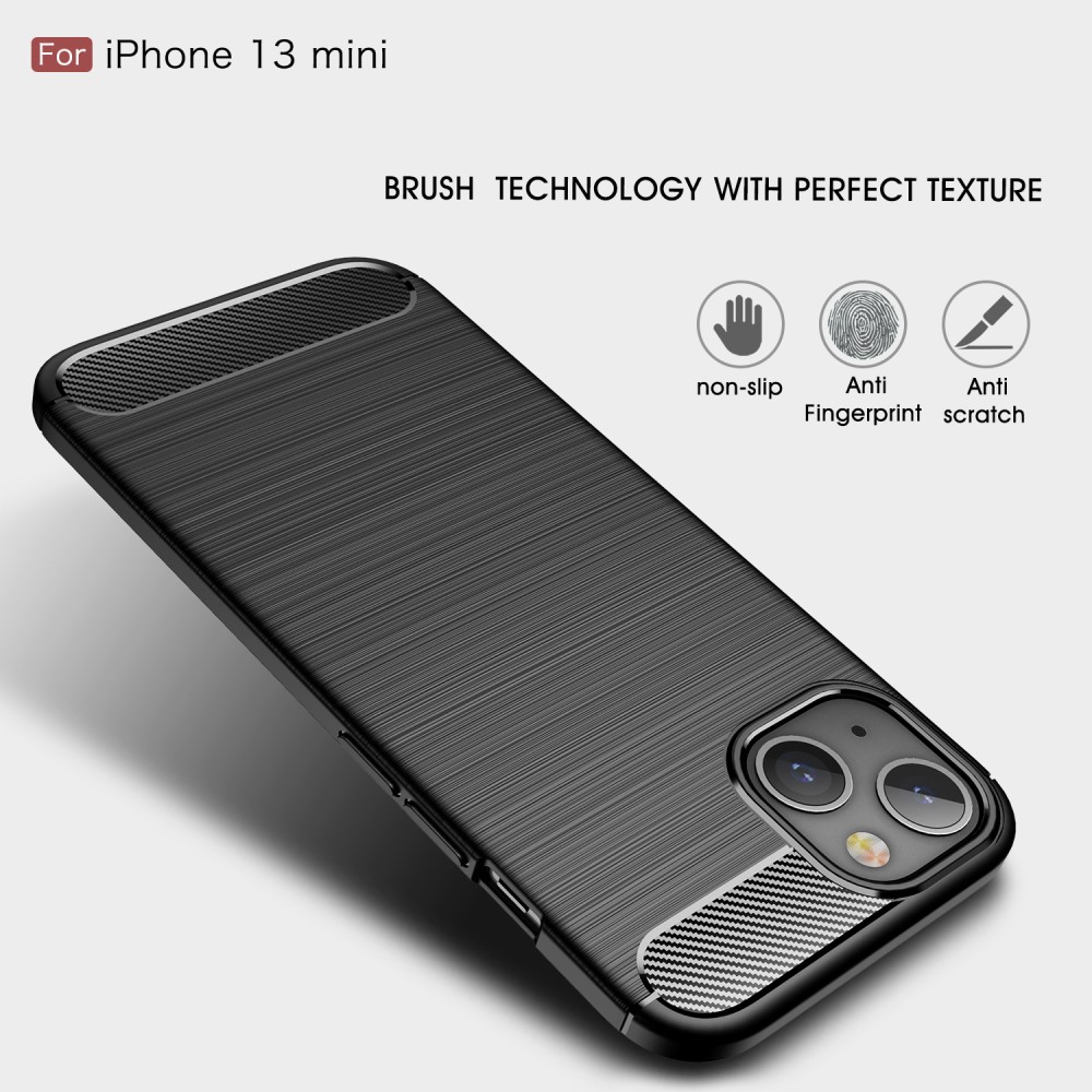 A-One Brand
Carbon Fiber Texture Skal iPhone 13 Mini - Svart