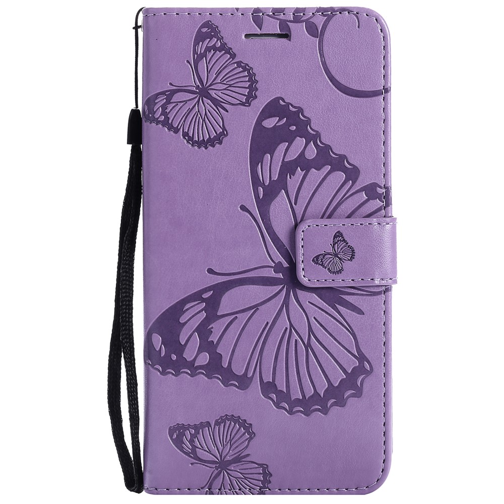 OEM - Fjärilar Plånboksfodral iPhone 13 Mini - Lila