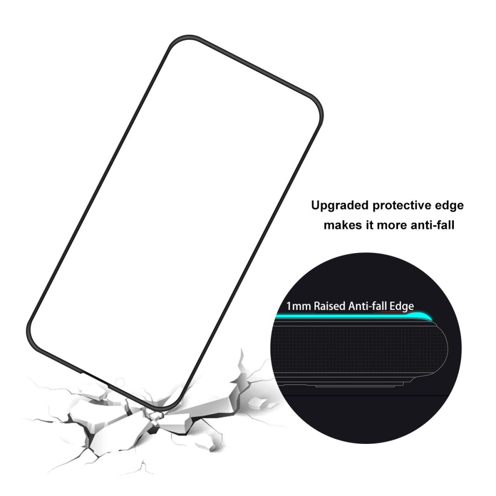 A-One Brand [2-PACK] Härdat glas iPhone 13 Mini Skärmskydd - Svart 