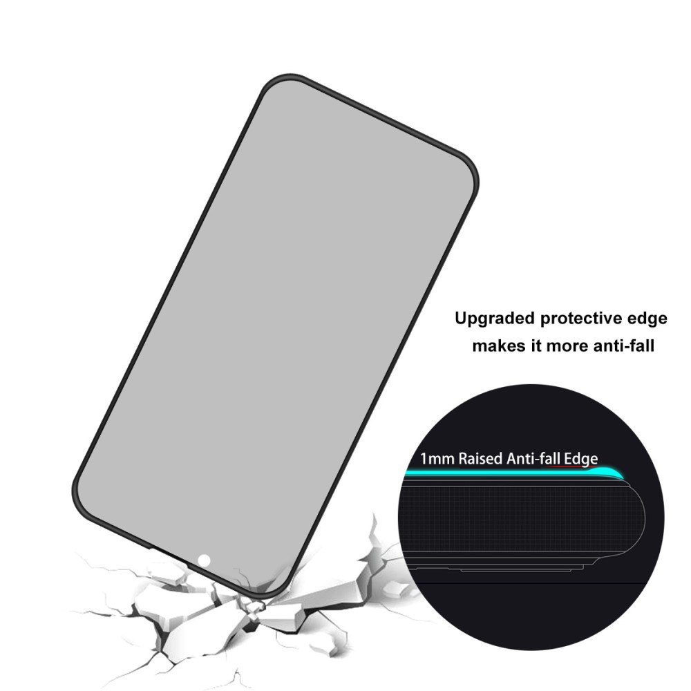 A-One Brand [2-PACK] Privacy Härdat Glas iPhone 13 Mini Skärmskydd - Svart 