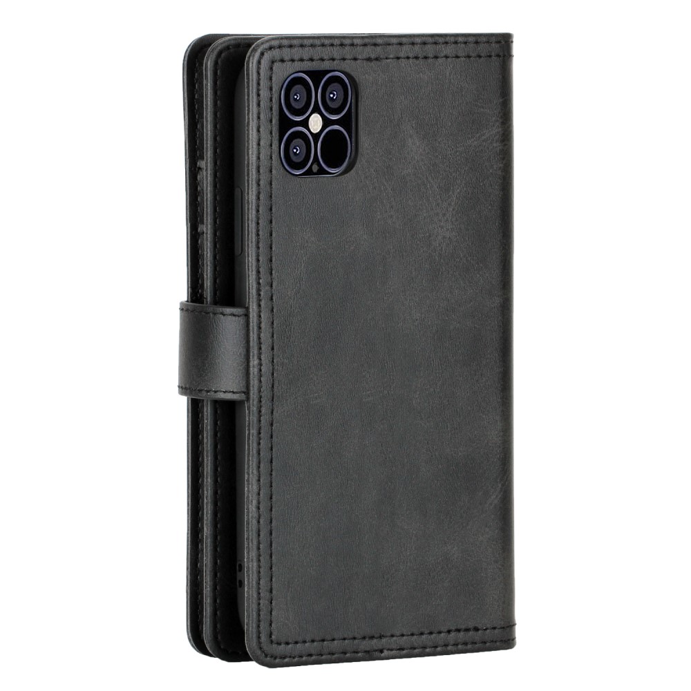 OEM
Äkta Läder Plånboksfodral iPhone 13 Mini Multiple Card Slots - Svart