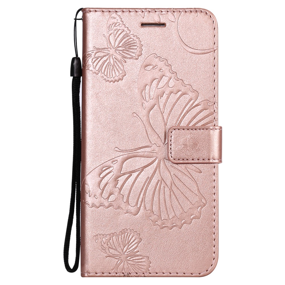 OEM - Fjärilar Plånboksfodral iPhone 13 Pro - Rose Gold