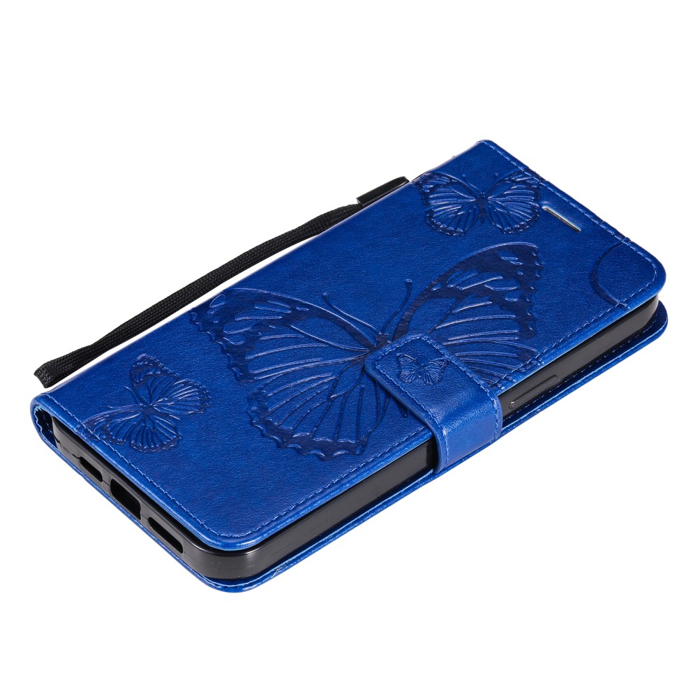 OEM - Fjärilar Plånboksfodral iPhone 13 Pro - Blå