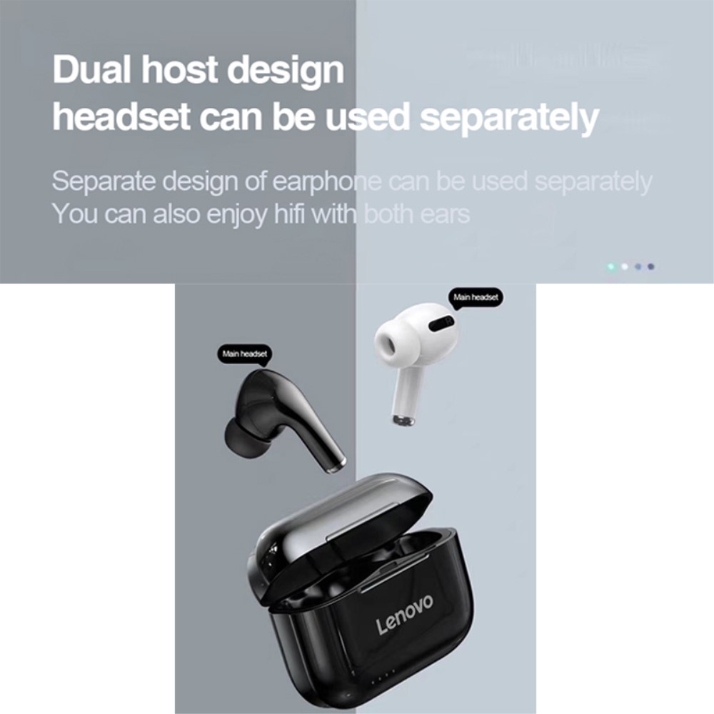 Lenovo
LENOVO LivePods LP1S TWS Bluetooth Trådlösa Hörlurar - Vit