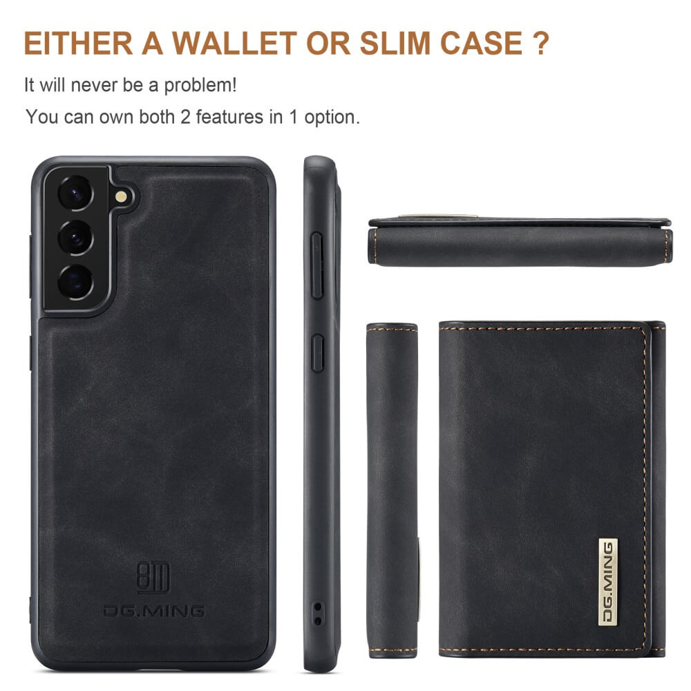 DG.MING
Samsung Galaxy A32 5G Skal DG.MING M1 Magnetic Tri-fold Wallet Med Kickstand