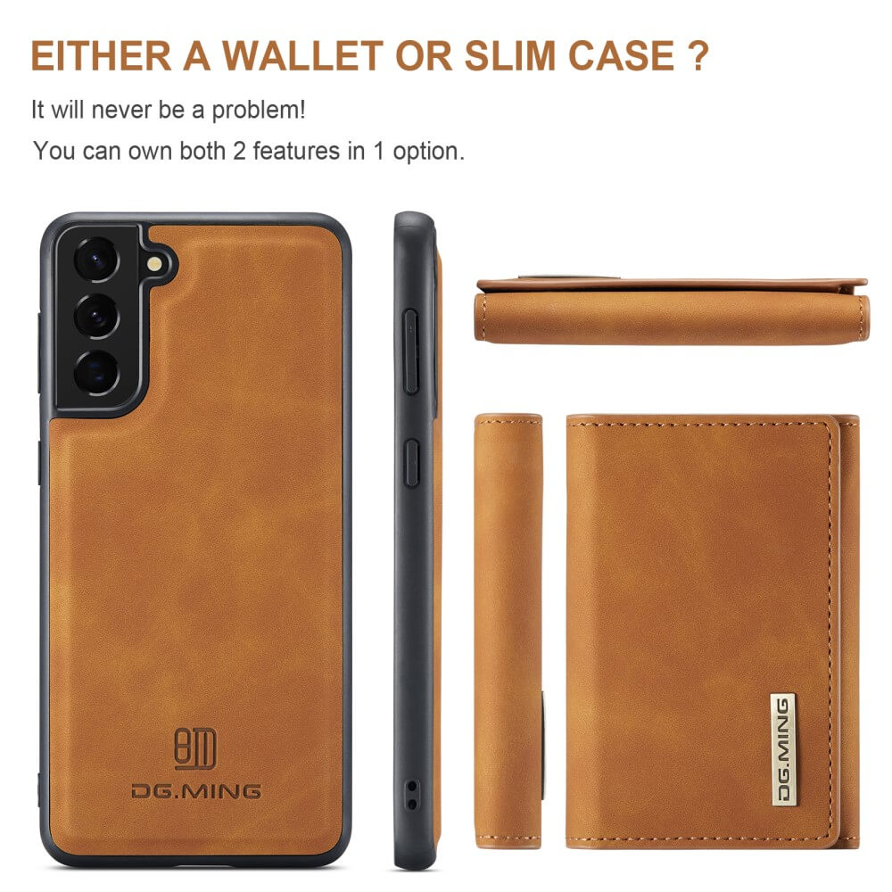 DG.MING
Samsung Galaxy A32 5G Skal DG.MING M1 Magnetic Tri-fold Wallet Med Kickstand