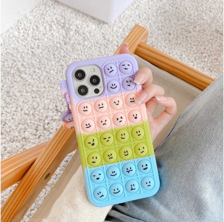 Fidget Toys - Emojis Pop it Fidget Skal till iPhone 11
