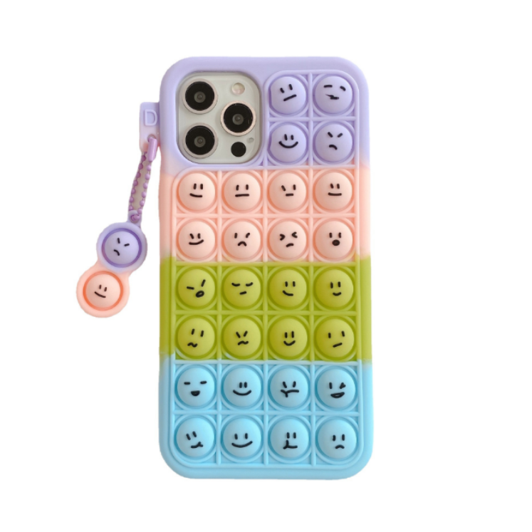 Fidget Toys - Emojis Pop it Fidget Skal till iPhone 11