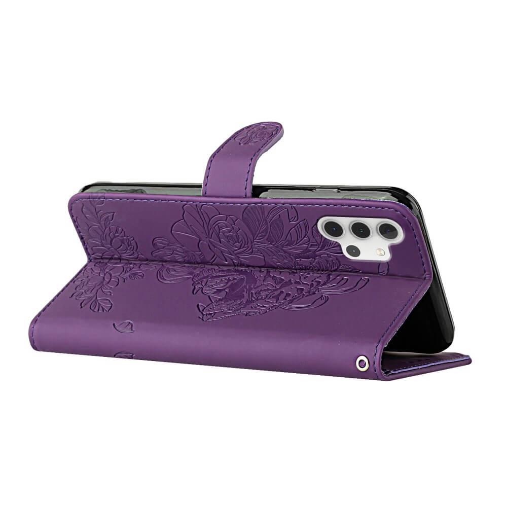 A-One Brand
Tiger Flower Plånboksfodral till Galaxy A32 5G - Lila