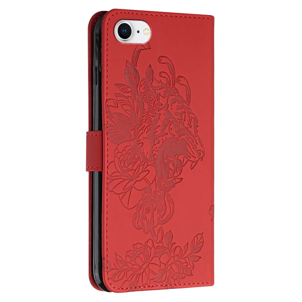 A-One Brand
Tiger Flower Plånboksfodral till iPhone 6/6S/7/8/SE - Röd