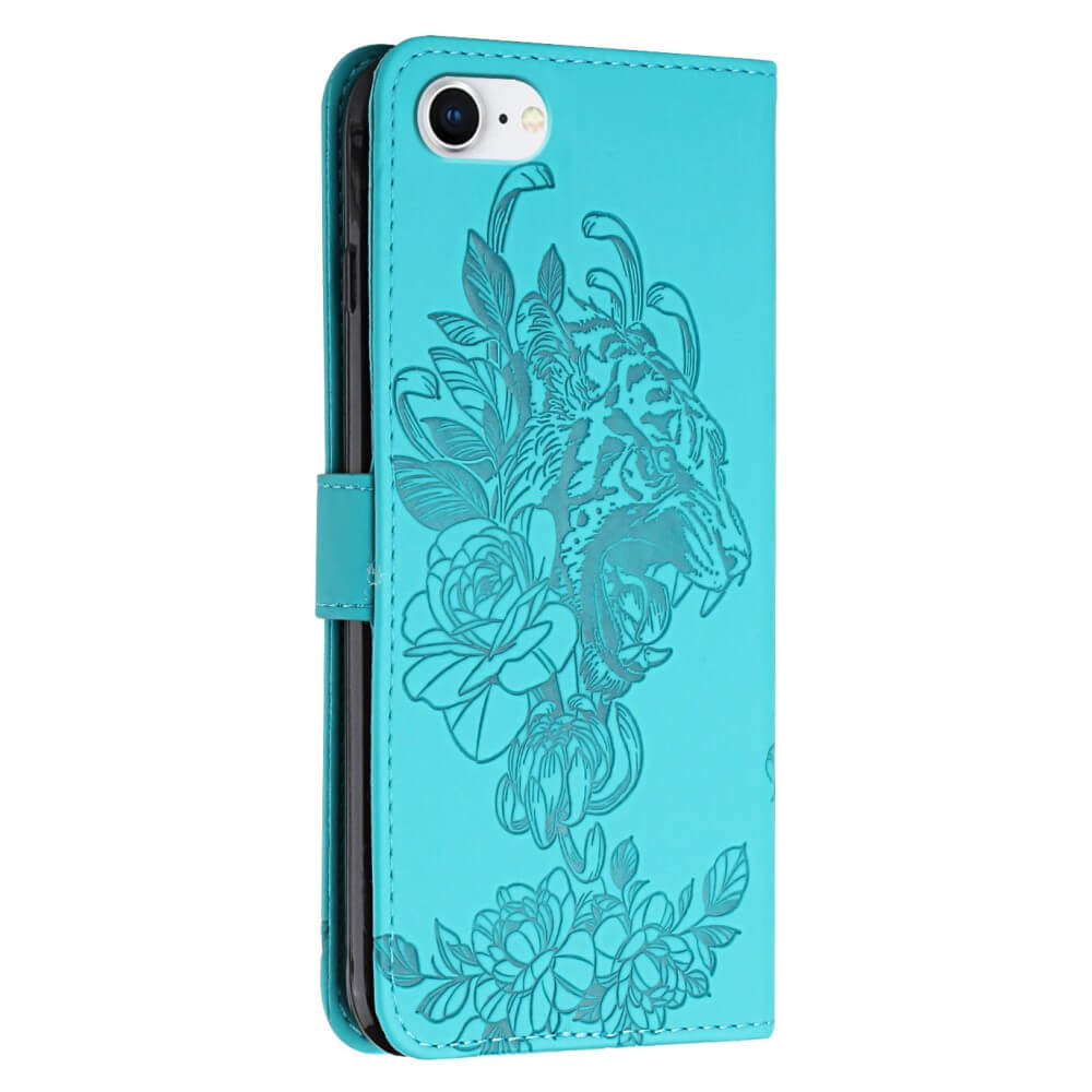 A-One Brand
Tiger Flower Plånboksfodral till iPhone 6/6S/7/8/SE - Turkos