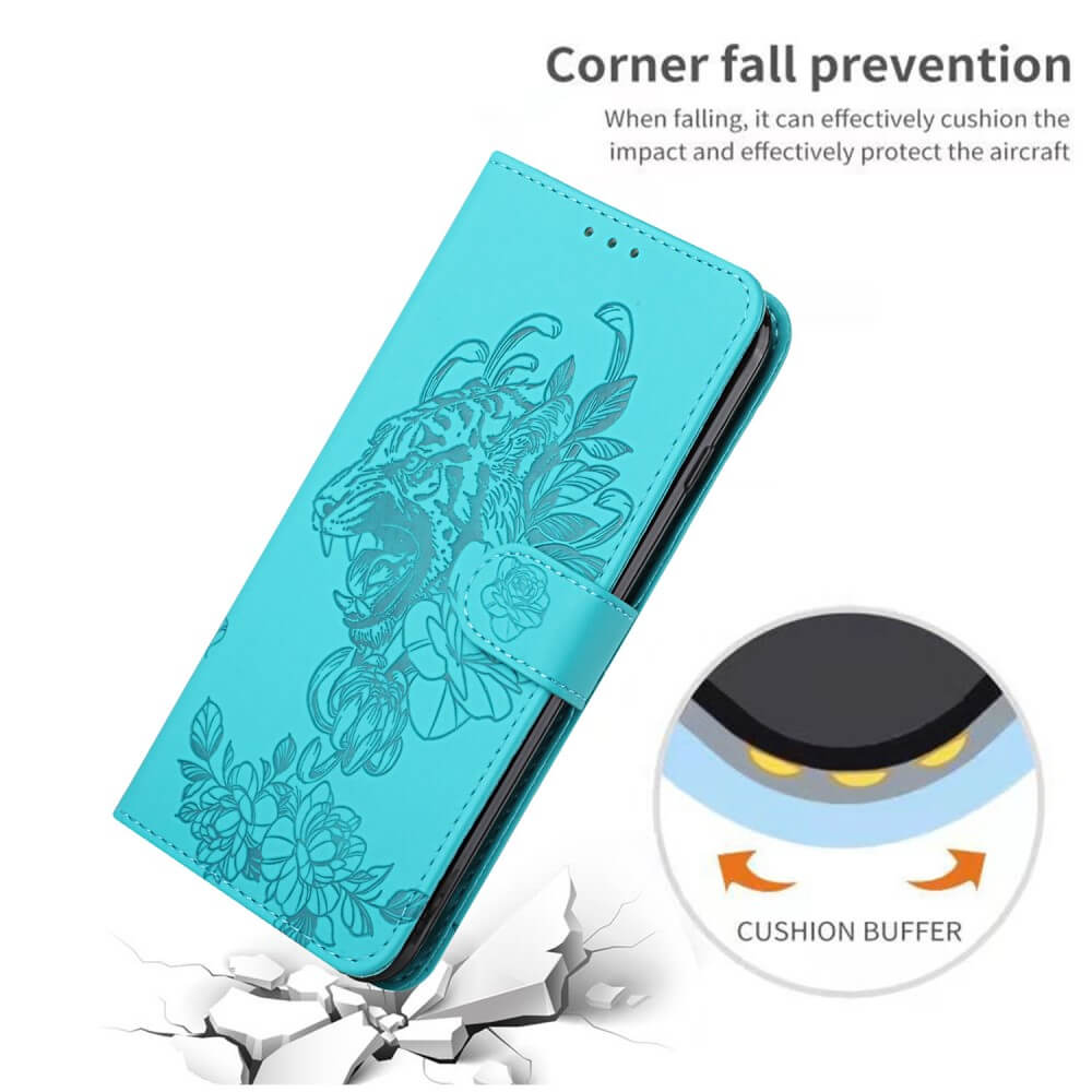 A-One Brand
Tiger Flower Plånboksfodral till iPhone 6/6S/7/8/SE - Turkos