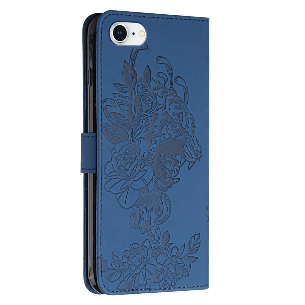 A-One Brand
Tiger Flower Plånboksfodral till iPhone 6/6S/7/8/SE - Blå