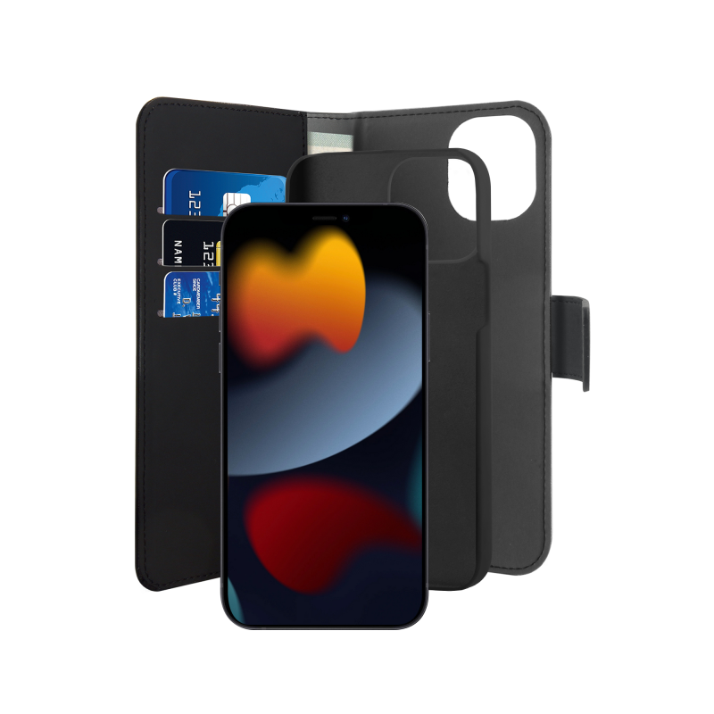 Puro
Puro EcoLeather Avtagbart Plånboksfodral iPhone 13 - Svart