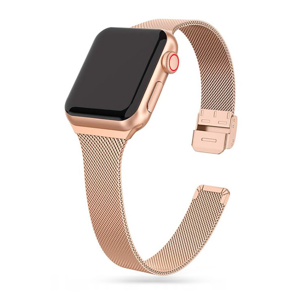 Tech-Protect - Tech-Protect Milanese Band Apple Watch 4/5/6/7/8/Se (38/40/41 mm) Blush Guld