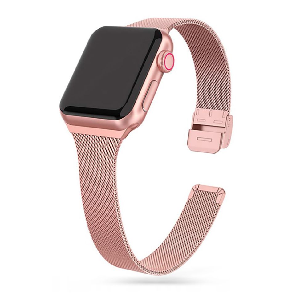 Tech-Protect - Tech-Protect Milanese Band Apple Watch 4/5/6/7/8/Se (38/40/41 mm) Rosa Guld