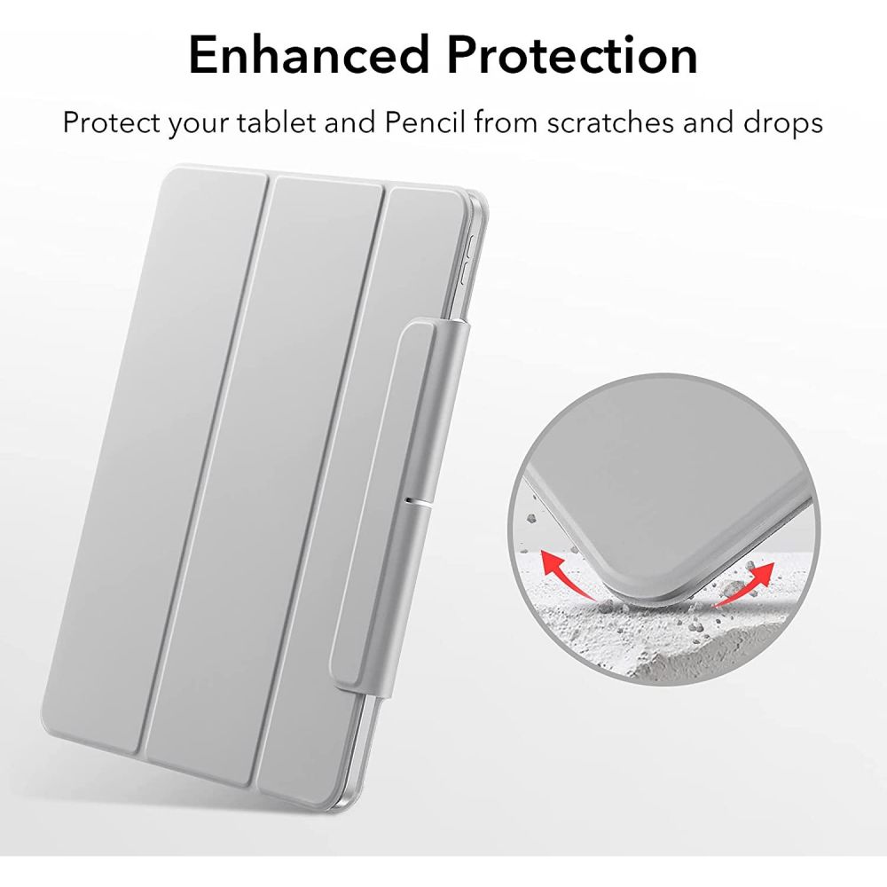 ESR - ESR iPad Pro 11 2018/2020/2021 Fodral Rebound Magnetic - Silver Grå