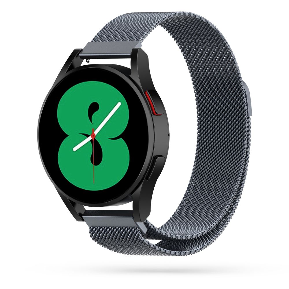 UTGÅTT - Milaneseband Galaxy Watch 4/5/5 Pro 40/42/44/45/46 mm Grå
