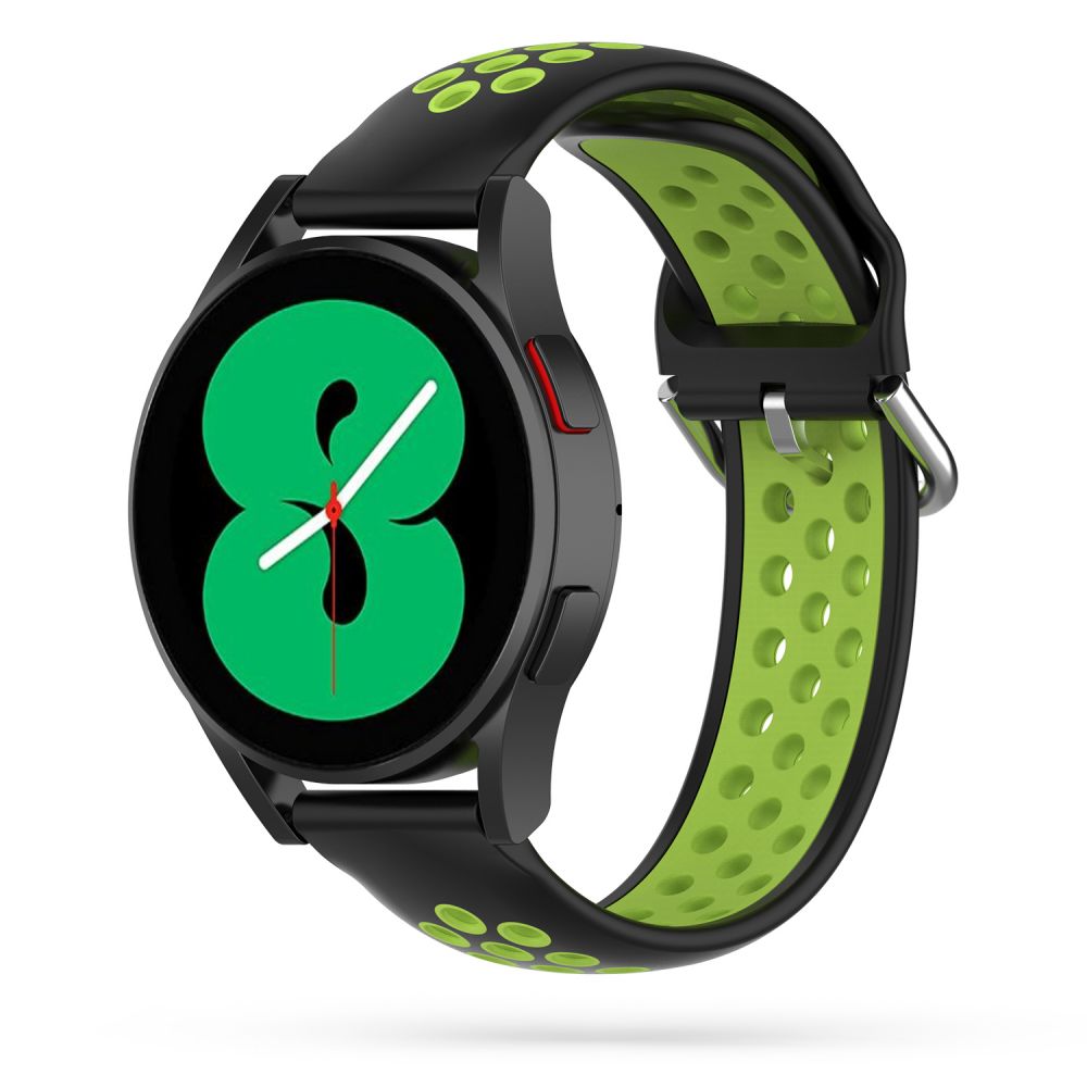 Tech-Protect
Softband Samsung Galaxy Watch 4 40/42/44/46 mm - Svart/Lime