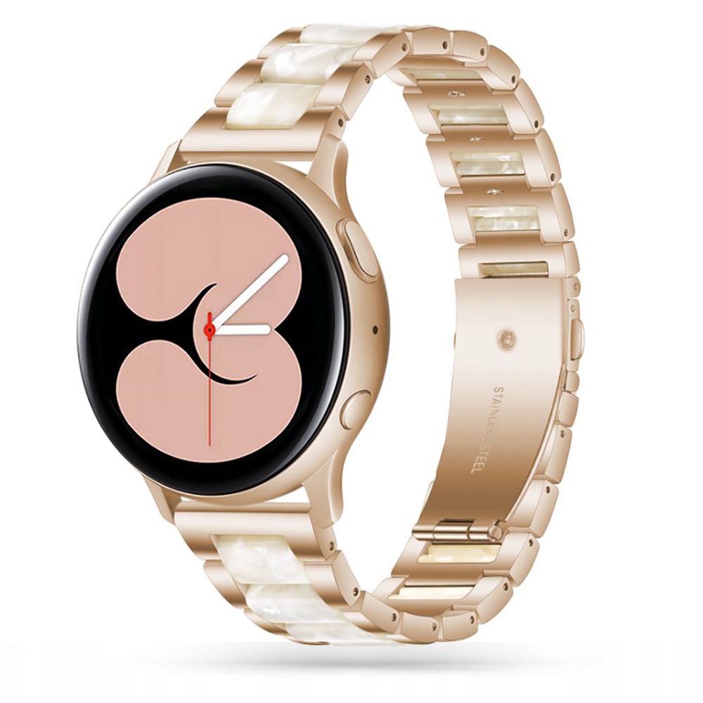 UTGÅTT - Modern Band Samsung Galaxy Watch 4/5/5 Pro 40/42/44/45/46 mm Stone Vit