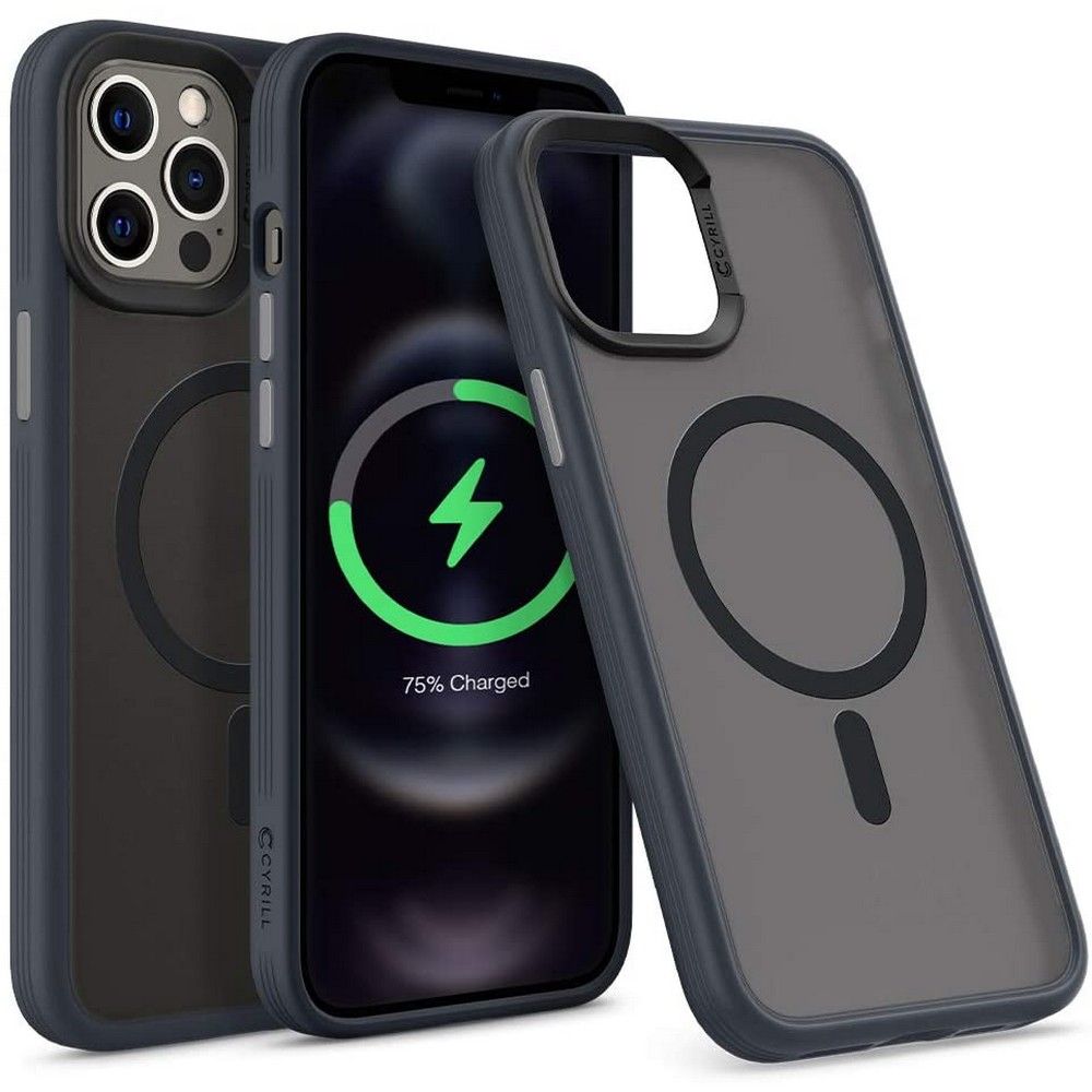 Kop Spigen Skal Cyrill Color Brick Magsafe Iphone 12 Pro Max Graphite Pa Themobilestore