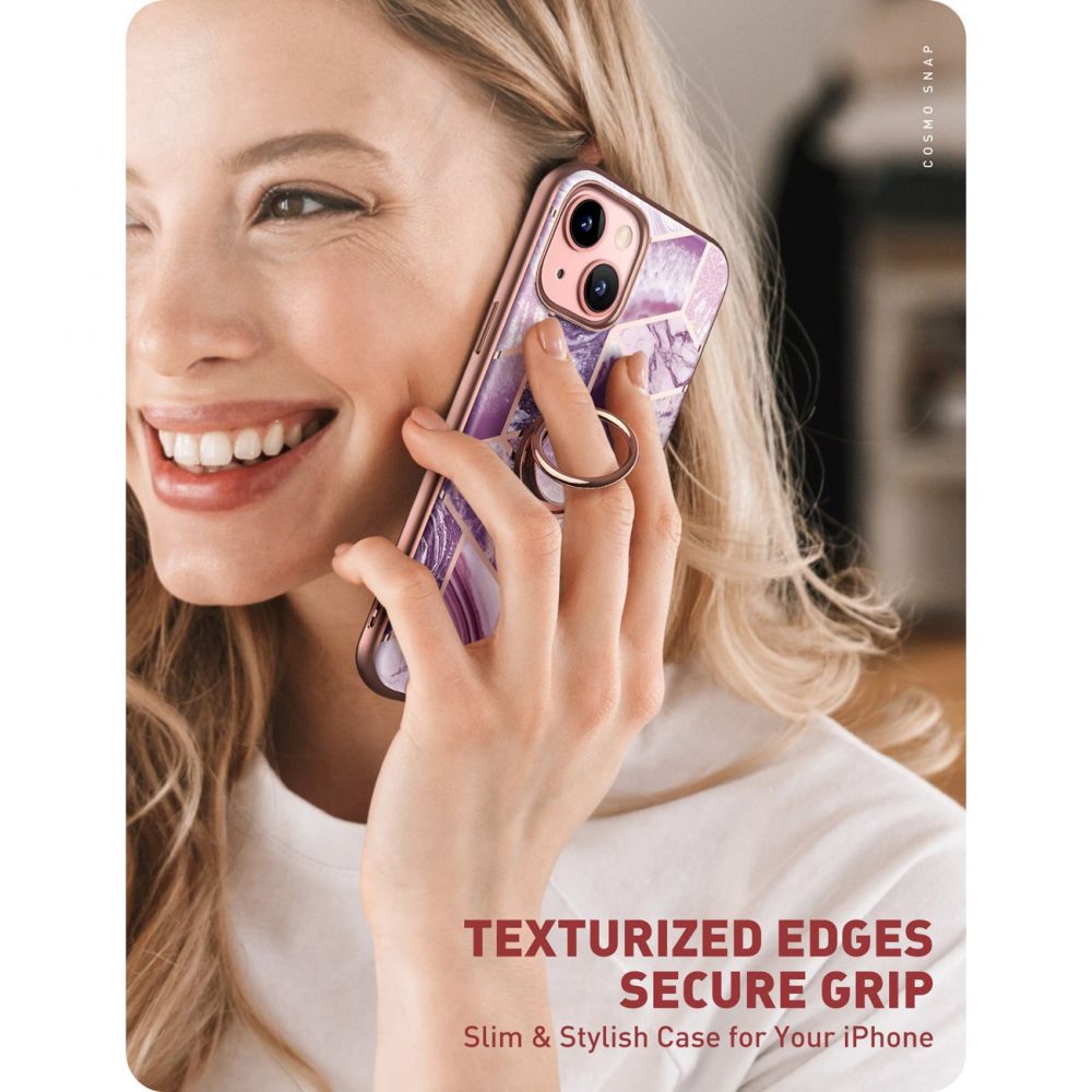 SupCase - Supcase IBLSN Cosmo Snap iPhone 13 Skal - Marble Lila