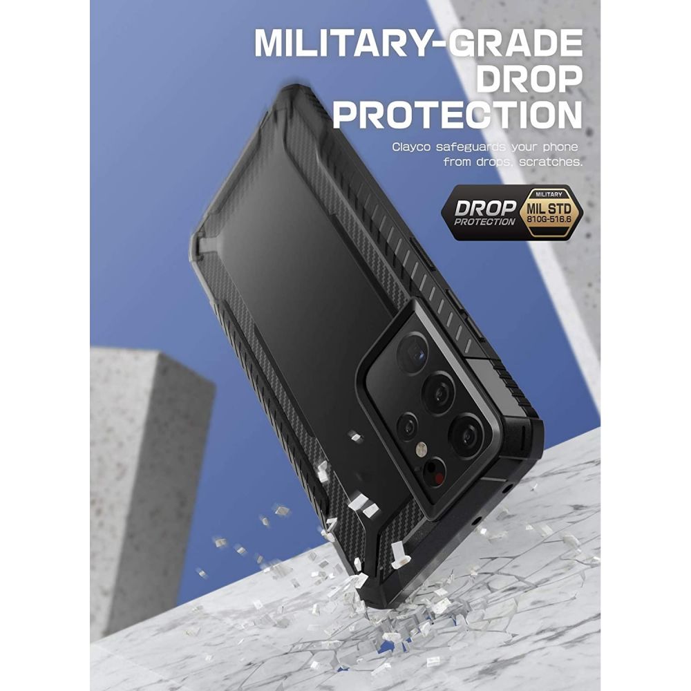 SupCase - Supcase Clayco Xenon Galaxy S21 Ultra - Svart