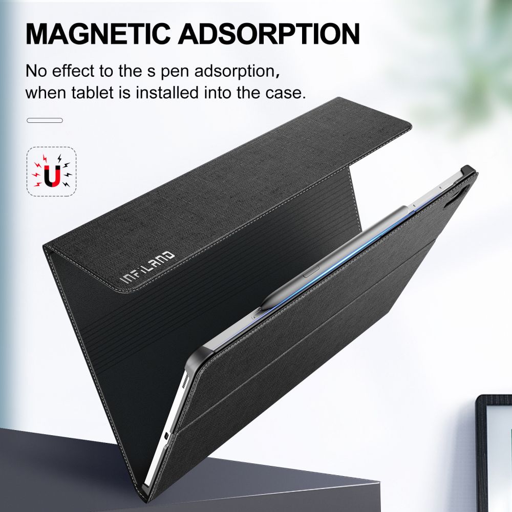 INFILAND
Infiland Fodral Classic Stand Galaxy Tab S7 Fe 5g 12.4 - Svart