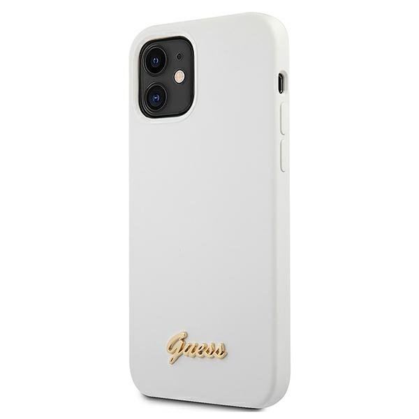 Guess
Guess Skal iPhone 12 Mini Metal Logo Script - Vit