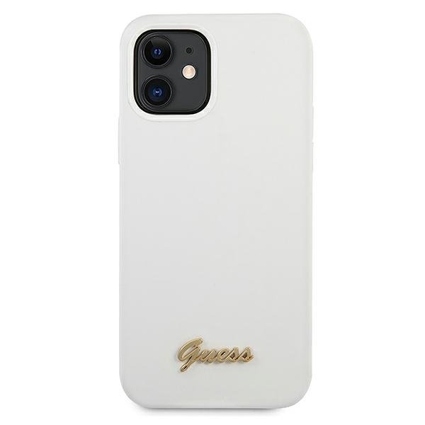 Guess
Guess Skal iPhone 12 Mini Metal Logo Script - Vit
