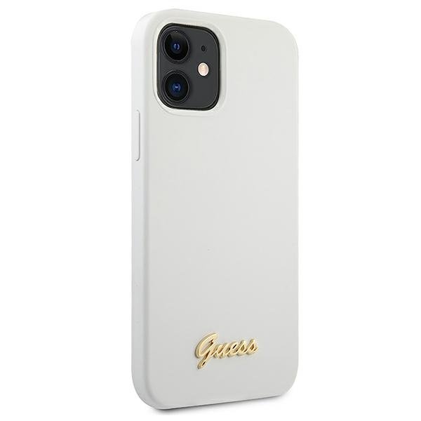 Guess
Guess Skal iPhone 12 Mini Metal Logo Script - Vit