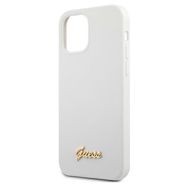 Guess
Guess Skal iPhone 12 Mini Metal Logo Script - Vit