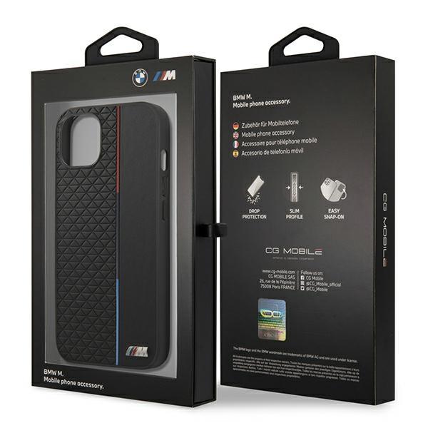BMW - BMW Skal iPhone 13 Mini M Collection Triangles - Svart