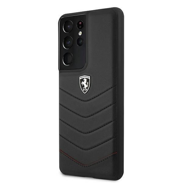 Ferrari - Ferrari Skal Galaxy S21 Ultra Off Track Quilted - Svart