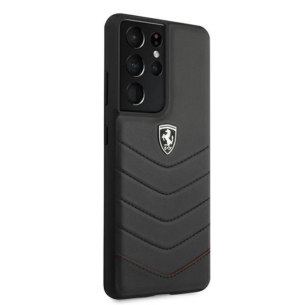 Ferrari - Ferrari Skal Galaxy S21 Ultra Off Track Quilted - Svart