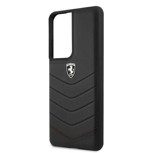 Ferrari - Ferrari Skal Galaxy S21 Ultra Off Track Quilted - Svart