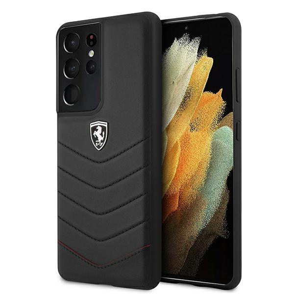 Ferrari - Ferrari Skal Galaxy S21 Ultra Off Track Quilted - Svart