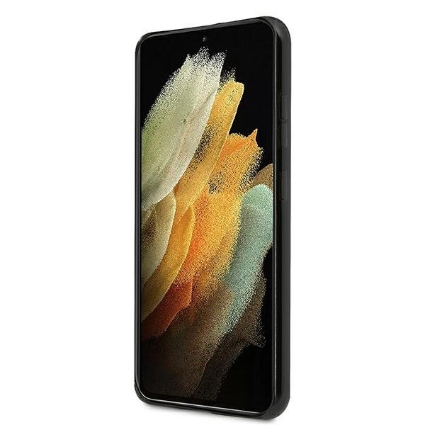 Guess - GUESS Skal Samsung Galaxy S21 Ultra Marble - Svart