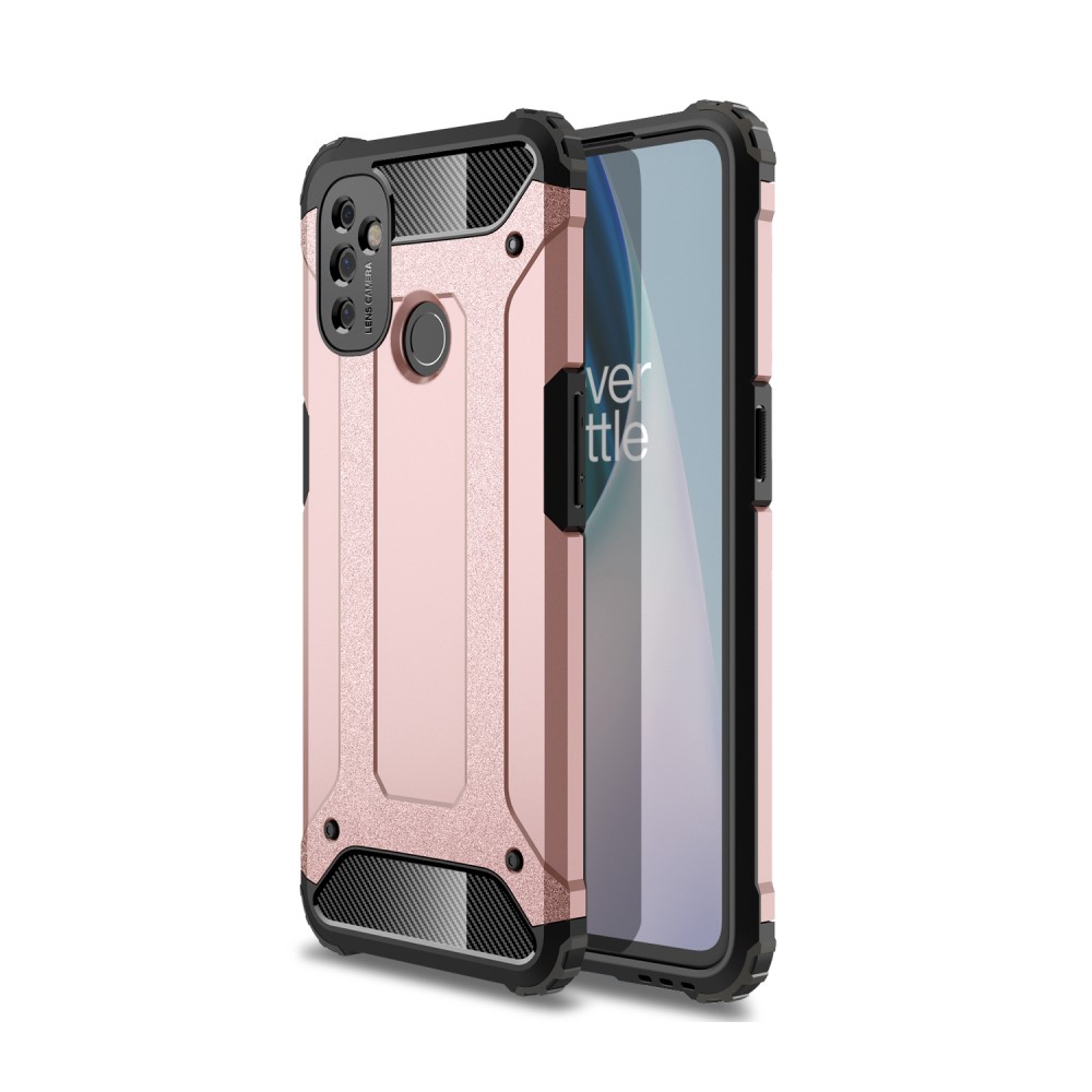 A-One Brand - Armor Guard Skal OnePlus Nord N100 - Rosa Guld