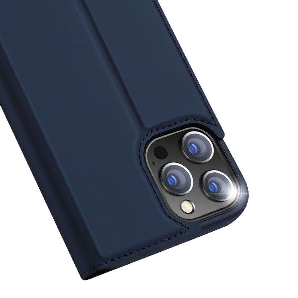 Dux Ducis - Dux Ducis Skin Pro Plånboksfodral iPhone 13 Pro - Blå
