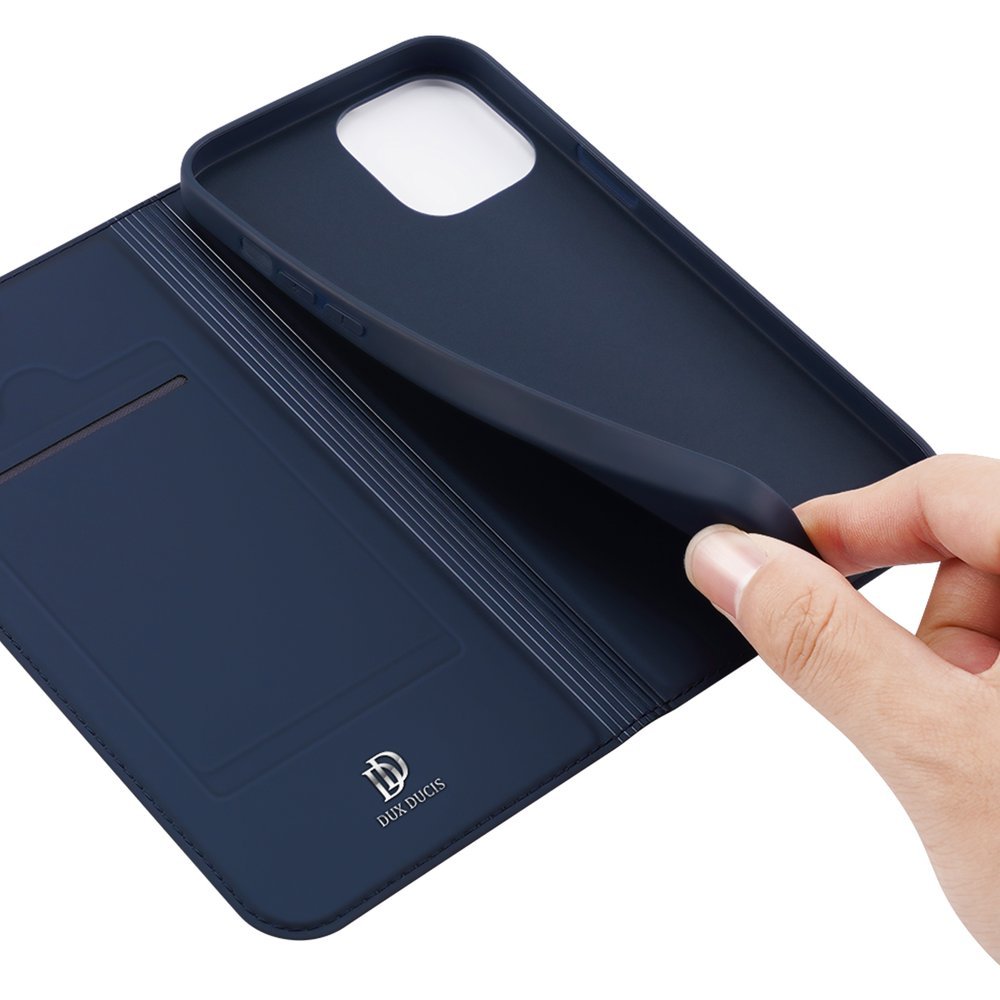 Dux Ducis - Dux Ducis Skin Pro Plånboksfodral iPhone 13 Pro - Blå