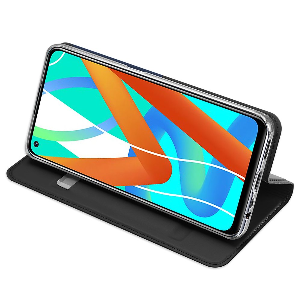 UTGÅTT - Dux Ducis Skin Pro Plånboksfodral Realme 8 5G / V13 5G - Svart