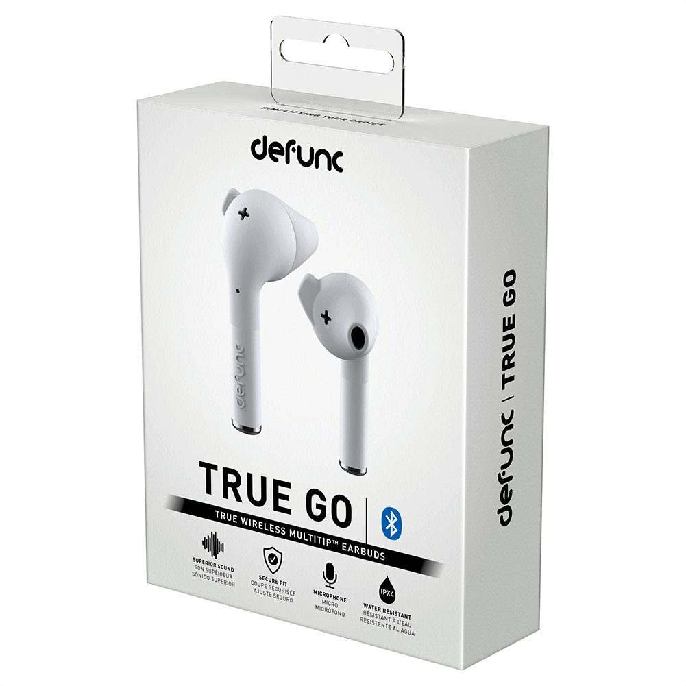 DeFunc - Defunc TRUE GO Wireless BT In-ear Hörlur - Vit