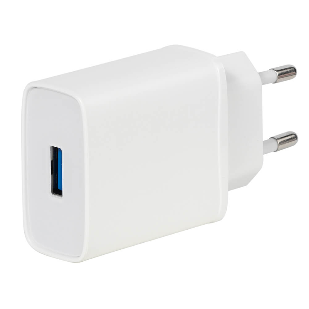 Vivanco - Vivanco USB Hemladdare QC 3.0 18W USB-A/C 1.2m - Vit