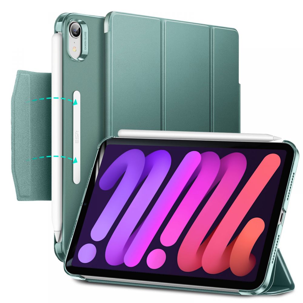 ESR - ESR Ascend Trifold Fodral iPad Mini 6 2021 - Mörk Grön