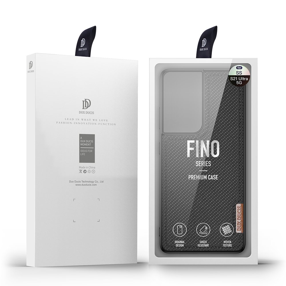 UTGÅTT - Dux Ducis Fino Mobilskal Samsung Galaxy S21 Ultra 5G - Svart
