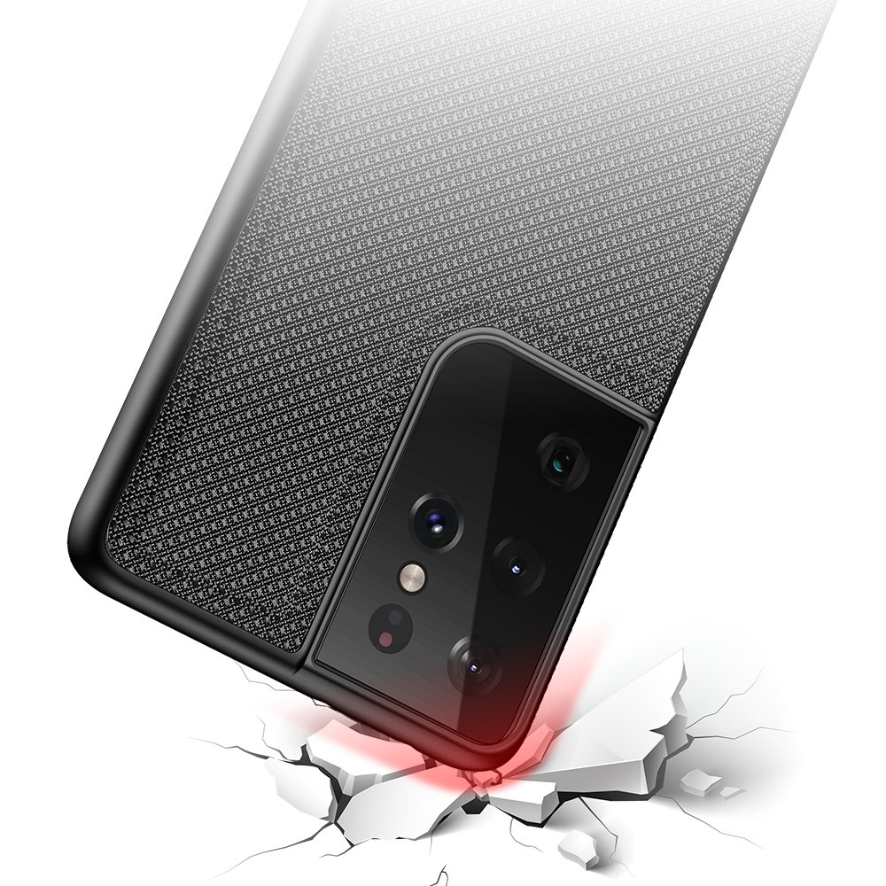 UTGÅTT - Dux Ducis Fino Mobilskal Samsung Galaxy S21 Ultra 5G - Svart